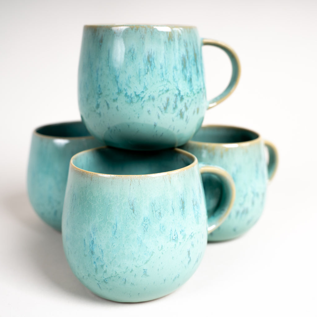 Grünten Cappuccinotasse Smaragdgrün