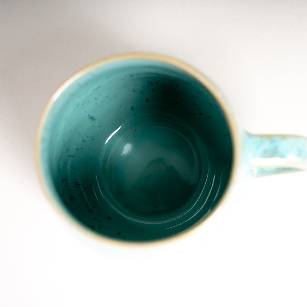 Grünten Cappuccinotasse Smaragdgrün