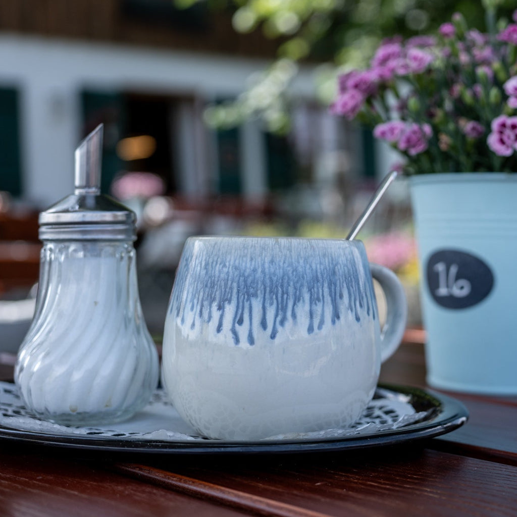 Grünten Cappuccinotasse Indigo