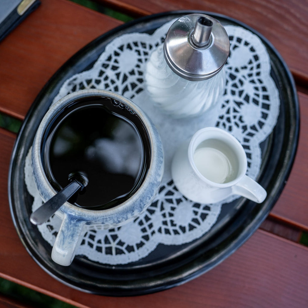 Grünten Cappuccinotasse Indigo