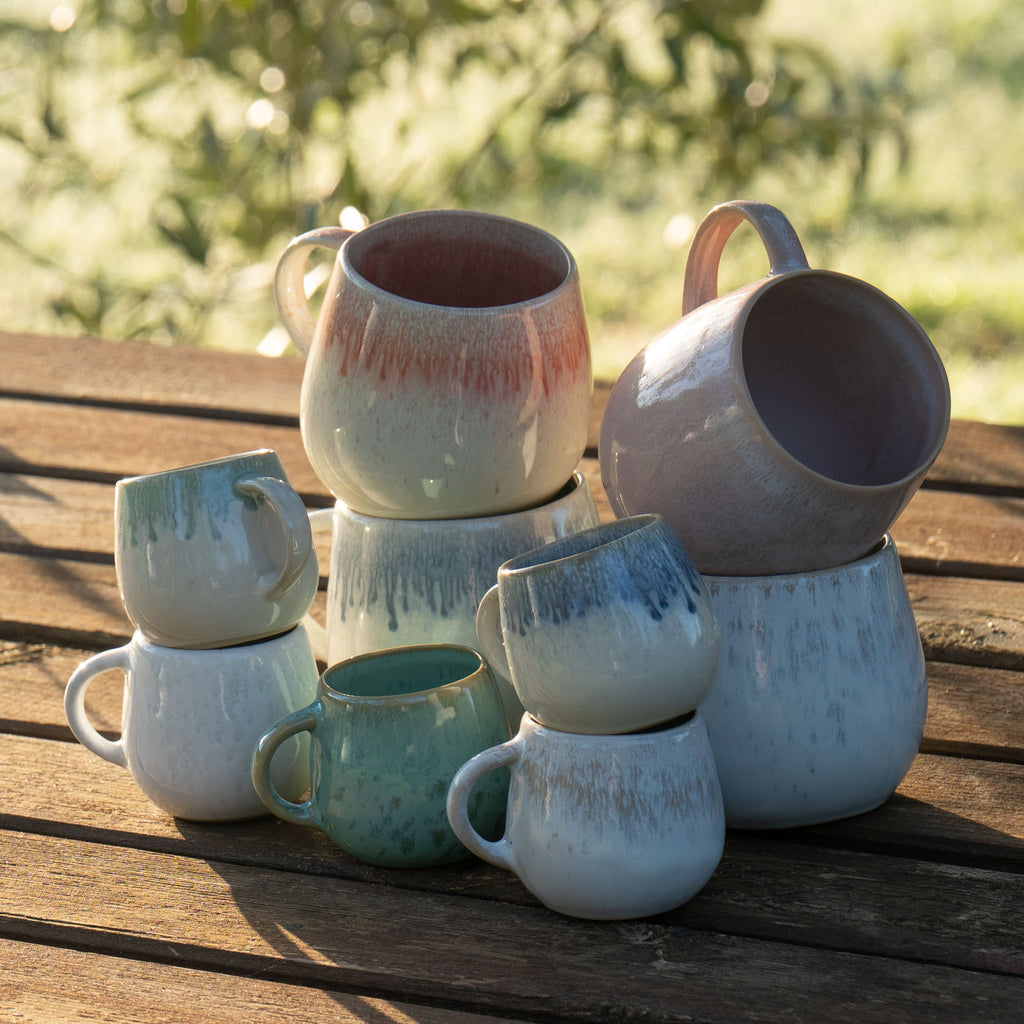 Grünten Cappuccinotasse Koralle