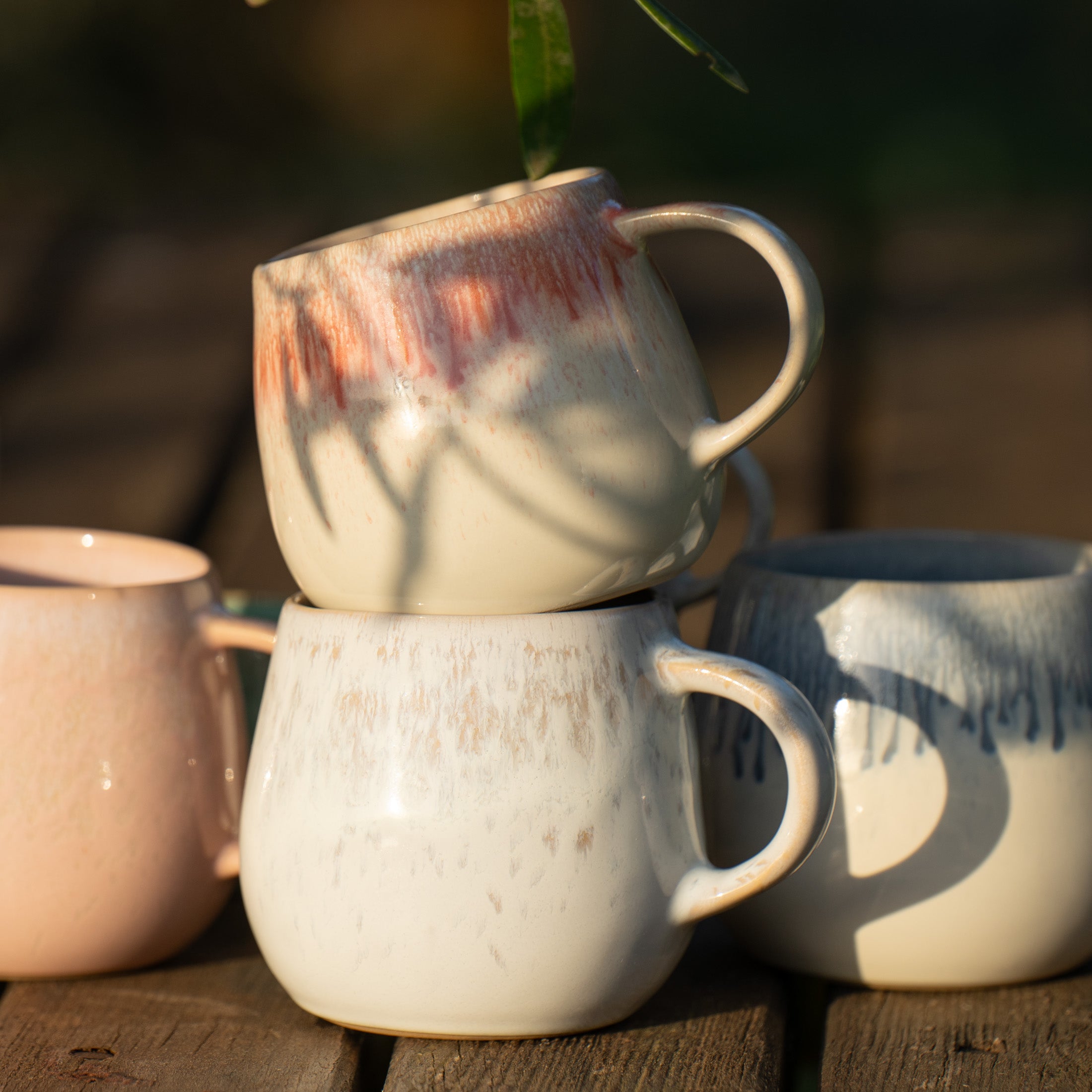 Grünten Cappuccinotasse Koralle